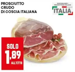 Panorama Prosciutto crudo di coscia italiana offerta