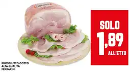 Panorama Prosciutto cotto alta qualità ferrarini offerta