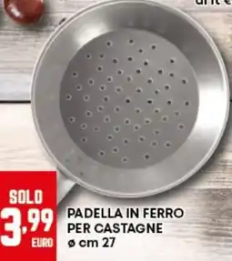 Panorama Padella in ferro per castagne offerta