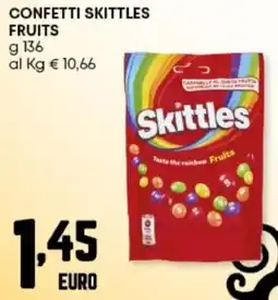 Panorama Confetti skittles fruits offerta