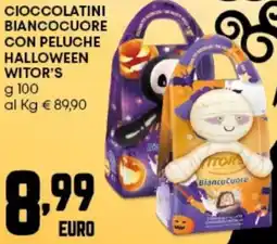 Panorama Cioccolatini biancocuore con peluche halloween WITOR'S offerta