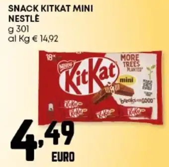 Panorama Snack kitkat mini NESTLÉ offerta