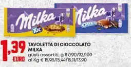 Panorama Tavoletta di cioccolato MILKA offerta