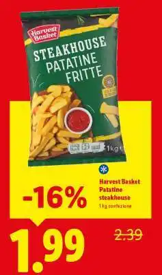 Lidl Harvest Basket Patatine Steakhouse offerta