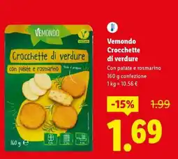Lidl Vemondo Crocchette di verdure offerta