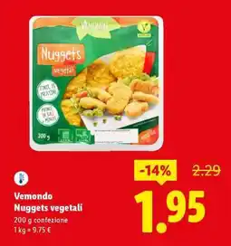 Lidl Vemondo Nuggets vegetali offerta
