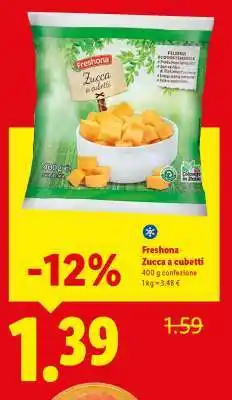 Freshona Zucca a cubetti