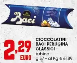 Panorama Cioccolatini baci perugina classici tubino offerta