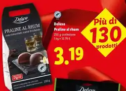 Lidl Deluxe Praline al rhum offerta