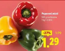 Lidl Peperoni Misti offerta