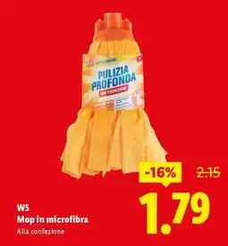 Lidl W5 Mop in microfibra offerta