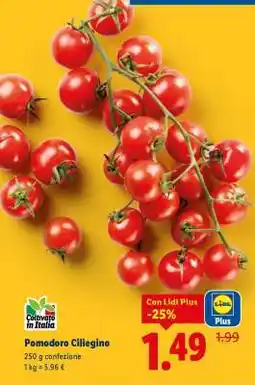 Lidl Pomodoro Ciliegino offerta