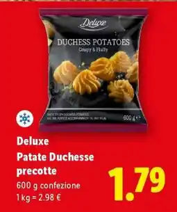 Lidl Deluxe Patate Duchesse precotte offerta