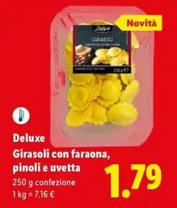 Lidl Deluxe Girasoli con faraona, pinoli e uvetta offerta