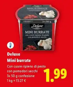 Lidl Deluxe Mini burrate offerta