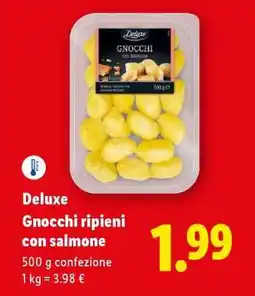 Lidl Deluxe Gnocchi ripieni con salmone offerta
