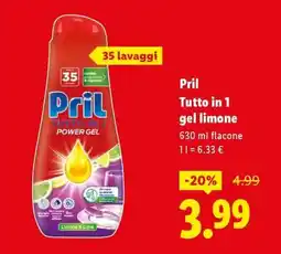 Lidl PRIL offerta