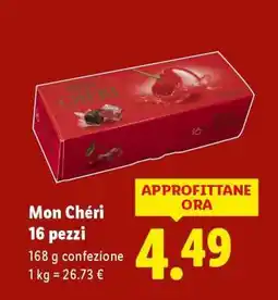 Lidl Mon Chéri 16 pezzi offerta