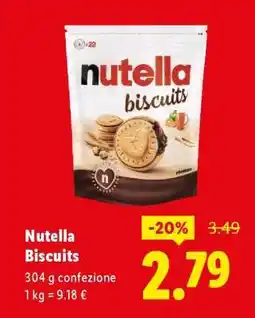 Lidl Nutella Biscuits offerta