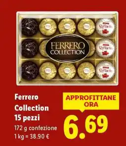 Lidl Ferrero Collection 15 pezzi offerta
