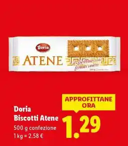 Lidl DORIA Biscotti Atene offerta