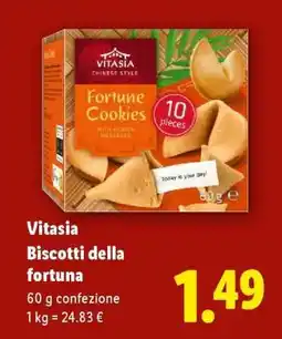 Lidl Vitasia Biscotti della fortuna offerta