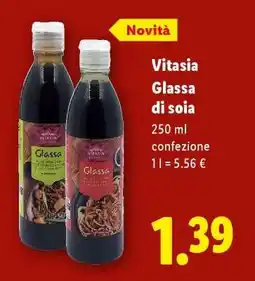 Lidl Vitasia Glassa di soia offerta