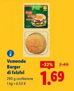 Lidl Vemondo Burger di falafel offerta