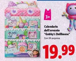 Lidl Calendario dell'avvento “Gabby's Dollhouse” offerta