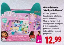 Lidl Gioco da tavolo “Gabby’s Dollhouse” offerta