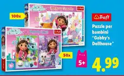 Lidl Puzzle per bambini 'Gabby's Dollhouse' offerta