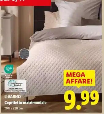 Lidl LIVARNO Copriletto matrimoniale offerta