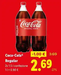 Lidl Coca Cola Regular offerta