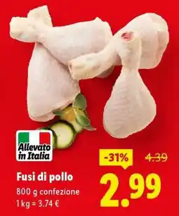 Lidl Fusi di pollo offerta