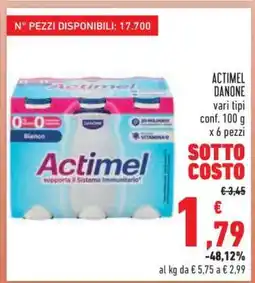 Conad ACTIMEL DANONE offerta