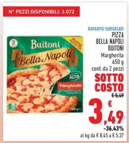 Conad Pizza Bella Napoli Buitoni Margherita offerta