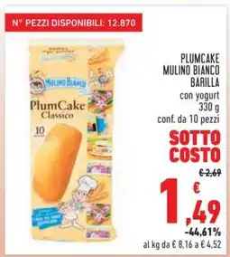 Conad Plumcake Mulino Bianco Barilla offerta