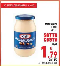 Conad MAYONNAISE KRAFT 490 ml offerta