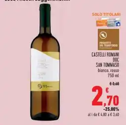 Conad Castelli Romani DOC San Tommaso offerta