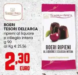 Panorama Boeri tesori dell'arca ripieni al liquore e ciliegia intera offerta