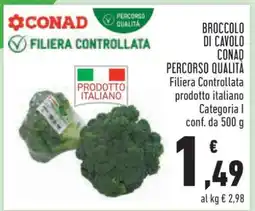 Conad BROCCOLO DI CAVOLO CONAD offerta
