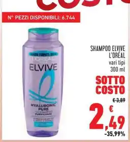 Conad SHAMPOO ELVIVE L'ORÉAL offerta