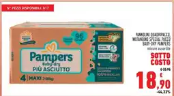 Conad Pampers Baby-dry Più Asciutto offerta