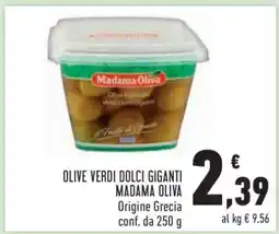 Conad Olive Verdi Dolci Giganti Madama Oliva offerta