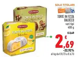 Conad Torte in Festa Balocco offerta