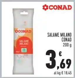 Conad Salame Milano Conad offerta