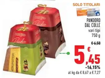 Conad PANDORO DAL COLLE offerta