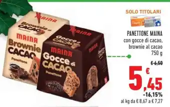 Conad Panettone Maina offerta
