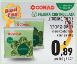 Conad Lattughino, Rucola CONAD Percorso Qualità offerta