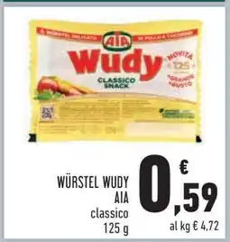 Conad WÜRSTEL WUDY offerta